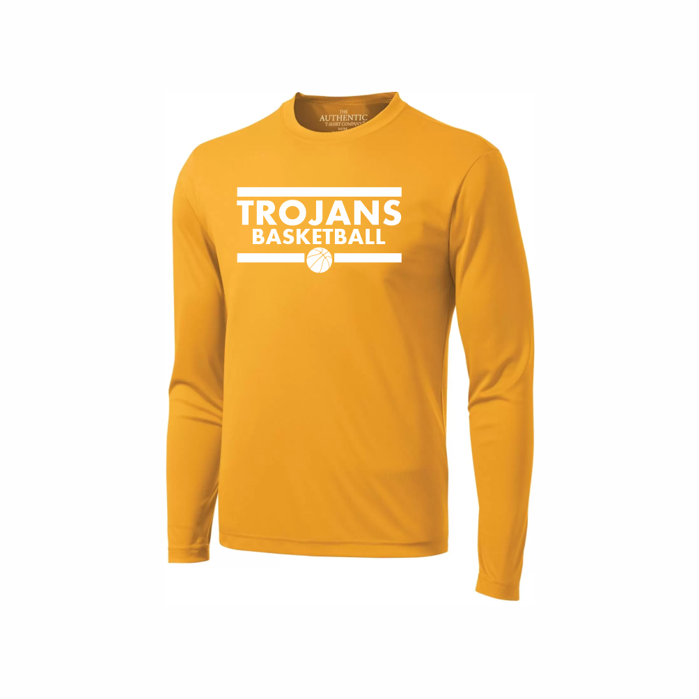 ATC ADULT PERFORMANCE BASKETBALL LONG SLEEVE - GOLD