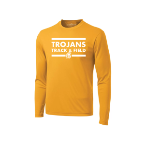 ATC ADULT PERFORMANCE TRACK & FIELD LONG SLEEVE - GOLD
