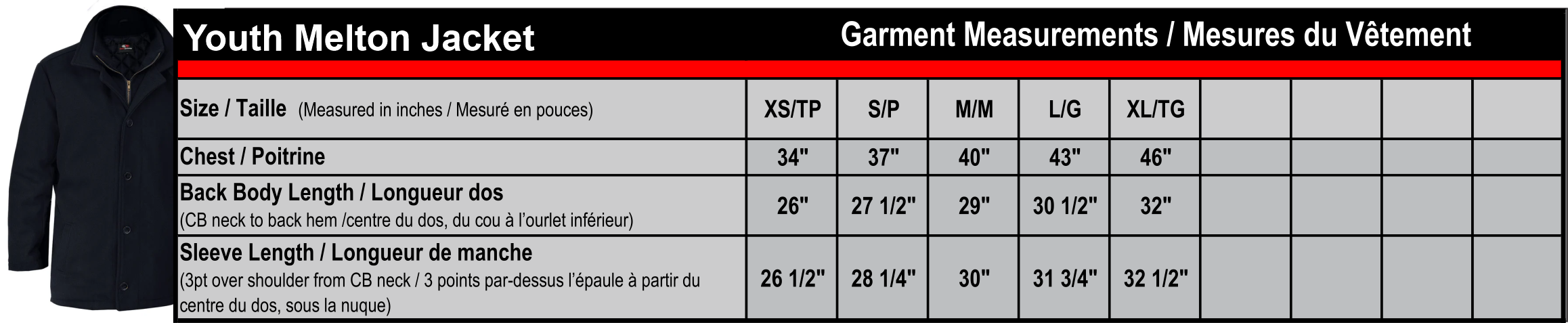 Youth Melton Jacket